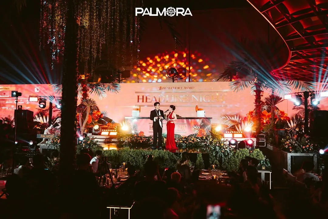 Không gian Palmora về đêm